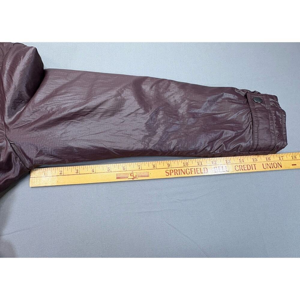 Patagonia Girls Medium 10 Insulated Long Coat Cocoa Parka Full Zip Pockets - Picture 6 of 14